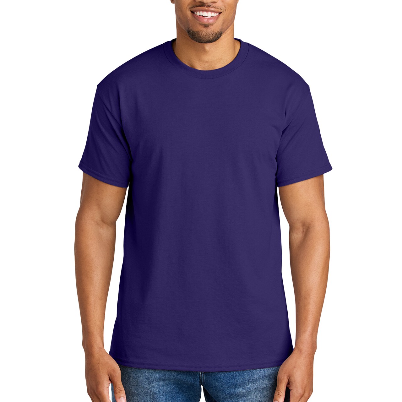 Gildan DryBlend T-Shirt, Men Short Sleeve Assorted Colors Tee for Arts and Crafts